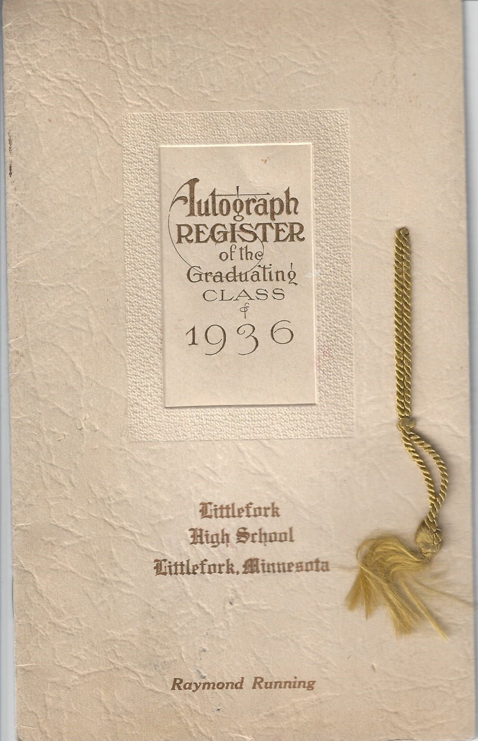 RHR 1936 Autograph