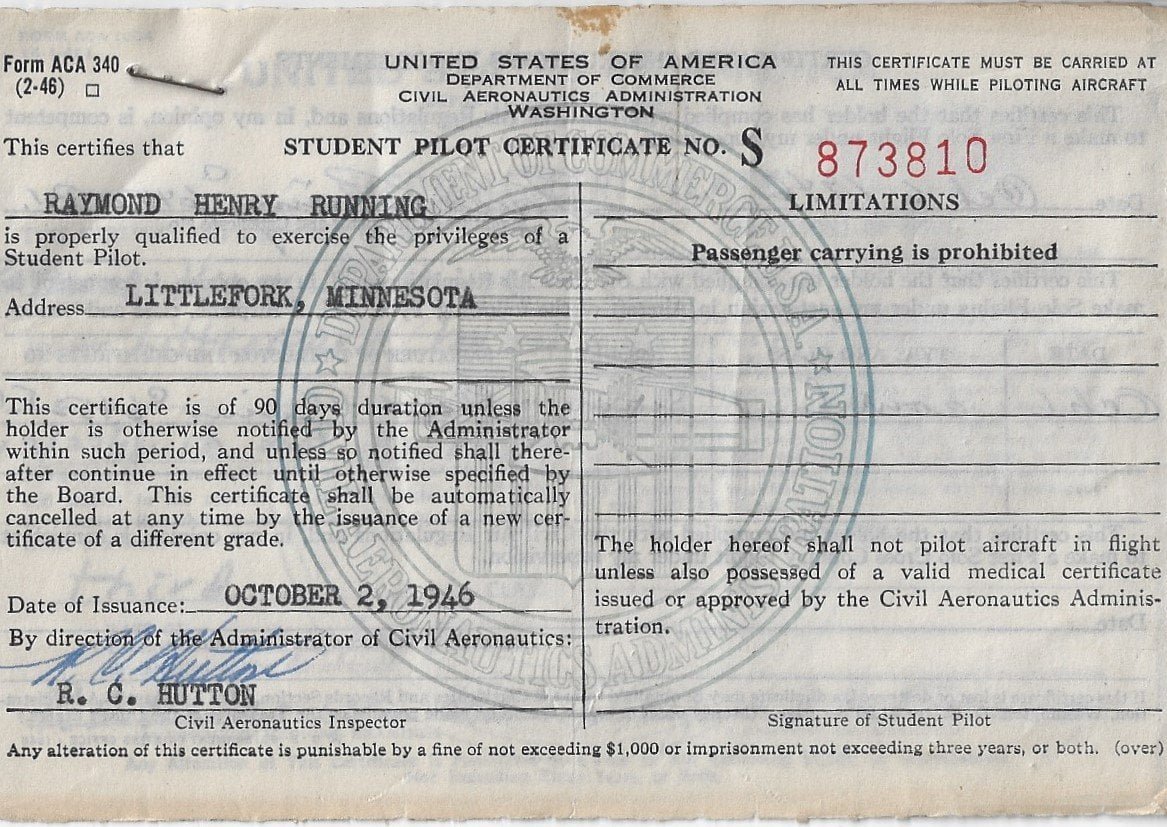 RHR 1946-10-2 Student Pilot