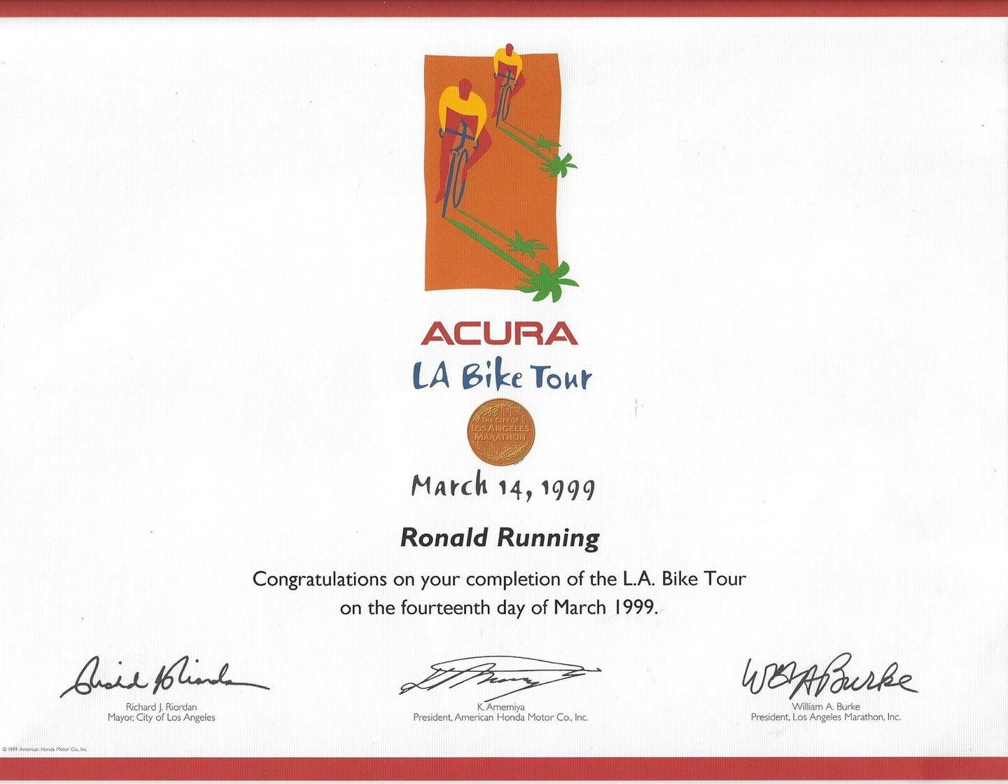 RKR 1999-3-14 LABikeCert